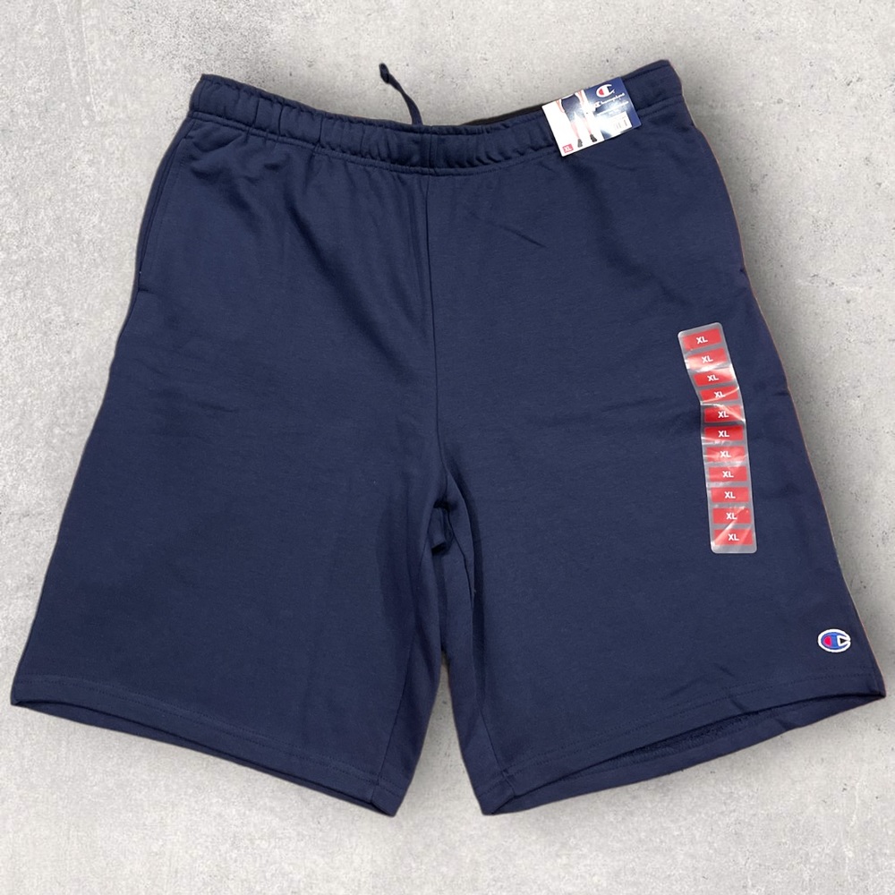 Champion Men’s Shorts - French Terry Navy Blue